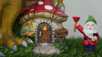 Dinosaur Swinging Gnomes Statue Green  - BY MARK & MARGOT - FREE SHIPPING!