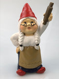 Angry Granny Gnome With Rolling Pin - By Mark & Margot - Free Shipping!