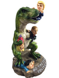T-trex Dinosaur Playing with Politicians