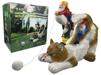 Playing cat Gnomes- By Mark & Margot