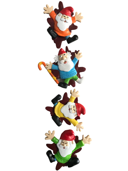 SQUISHED GNOMES MAGNET SET - By Mark & Margot