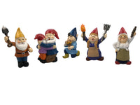 ANGRY SCARED GNOMES SET - Mischievous Cat Dog Accessories - Free Shipping!